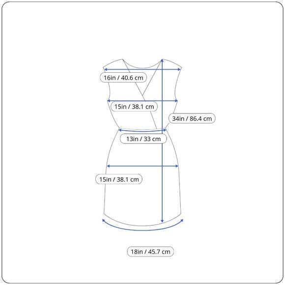 Chaps Womens Blue Floral Sleeveless V-Neck Wrap Dress PM - New - Picture 8 of 8